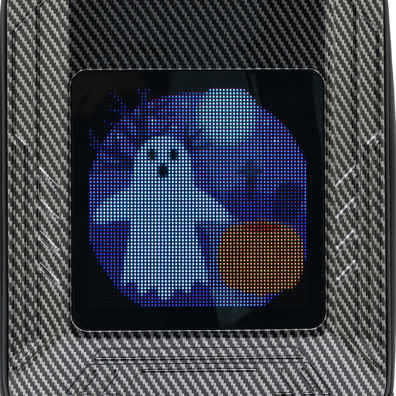 iPixi – Medium Size Titanium Backpack with LED Screen