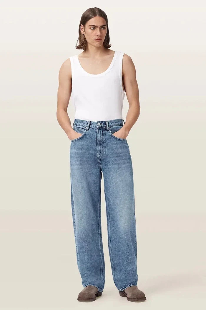 AllSaints erkek relaxed fit jean RIVET