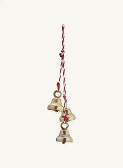 Madam Stoltz - Hanging Christmas Bells | Brass