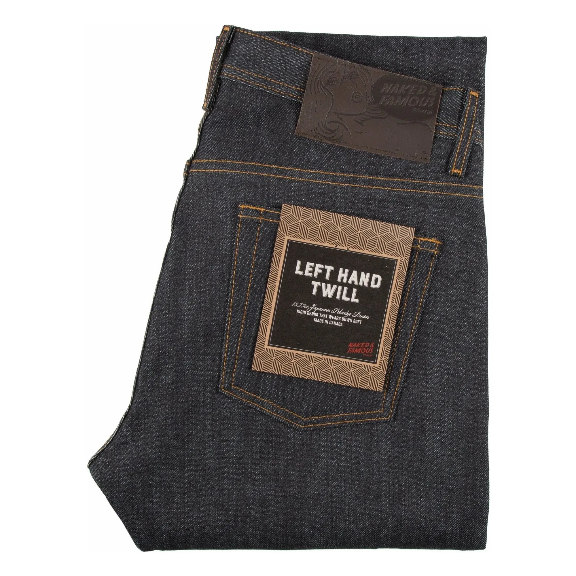 Naked & Famous - Weird Guy Left Hand Twill Selvedge Jeans | Indigo