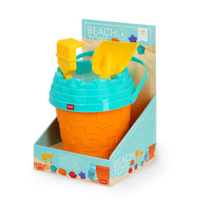 Legami - Beach Bucket And Sand Mould Set - Beach Toys