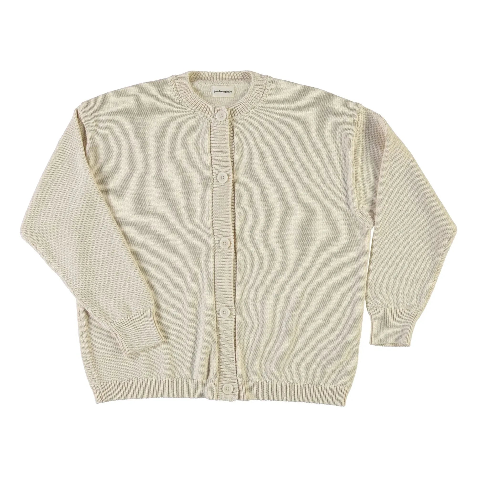 Poudre Organic - Organic Cotton Pétale Cardigan | Beige