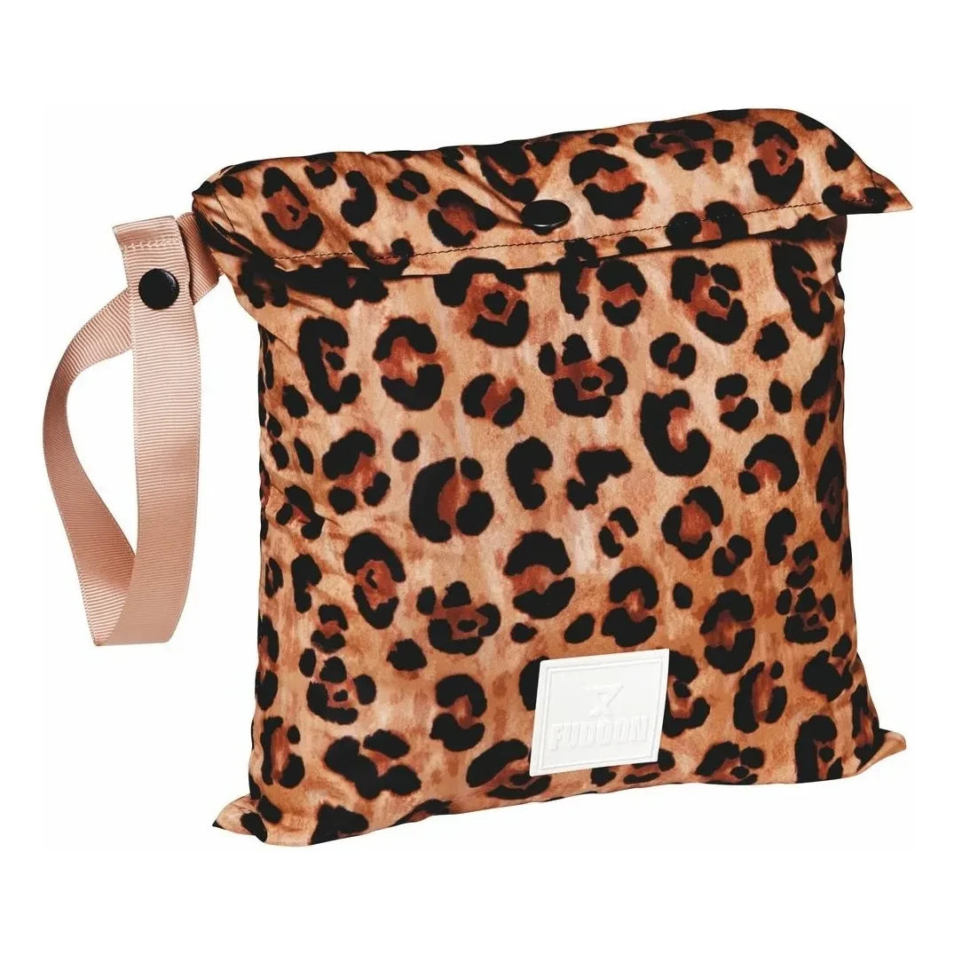 Fudoon - Exclusive Fudoon X Smallable - Double-Sided Leopard Print Hooded Puffer Jacket | Brown