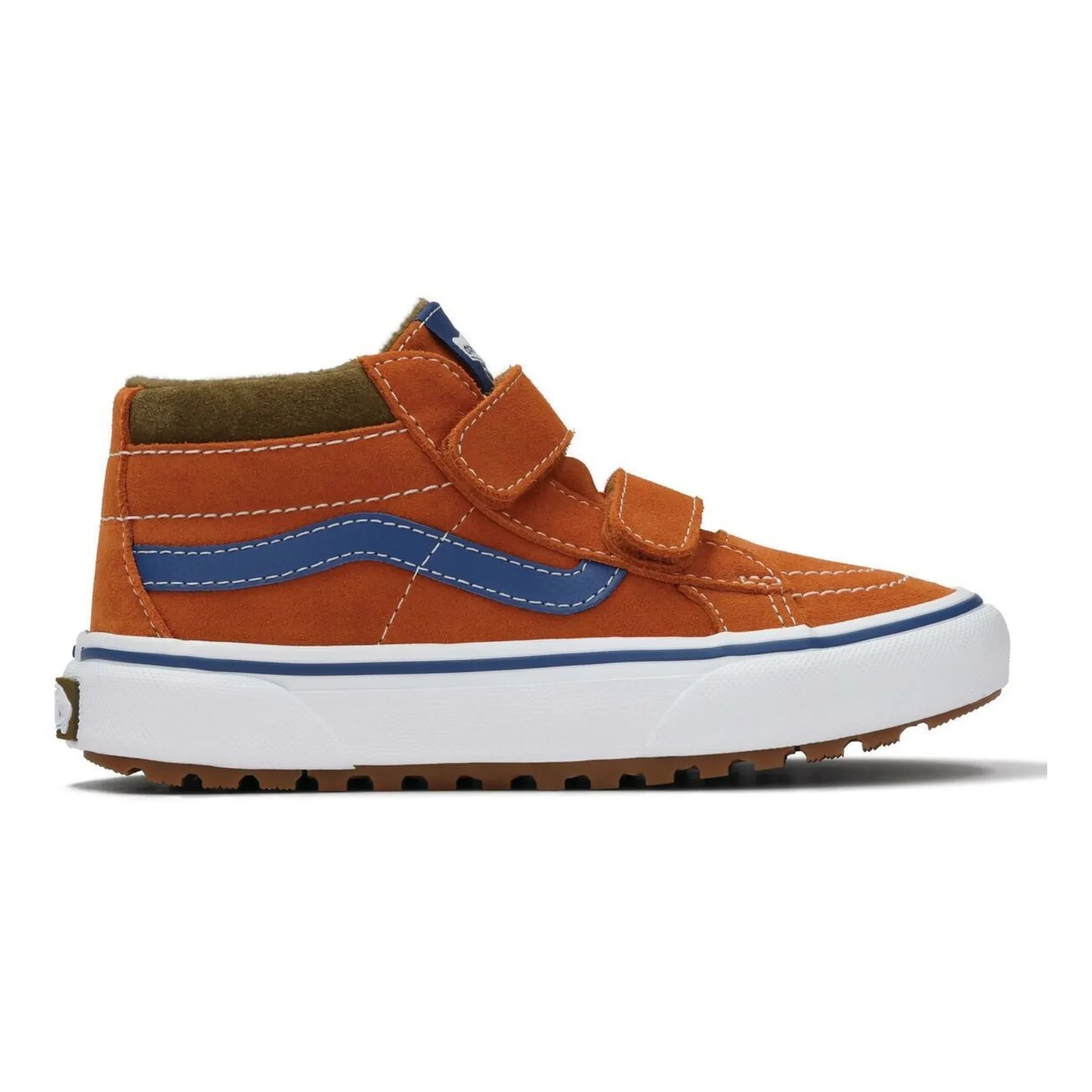 Vans - SK8-Mid Reissue V Pop Scratch Sneakers | Rusty