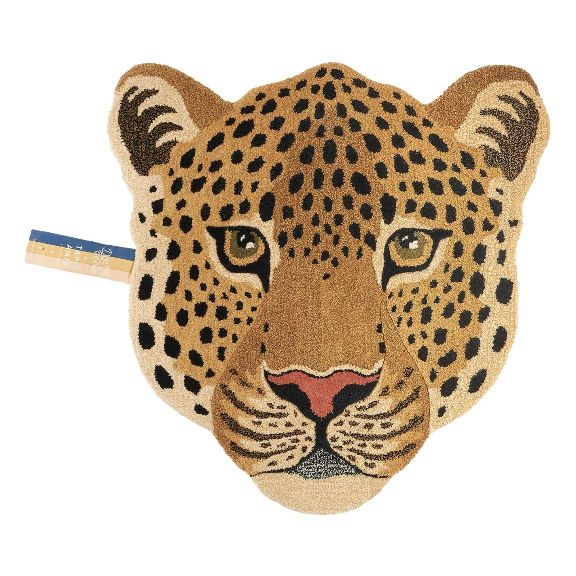 Doing Goods - Himani Leopard Head Rug | Brown