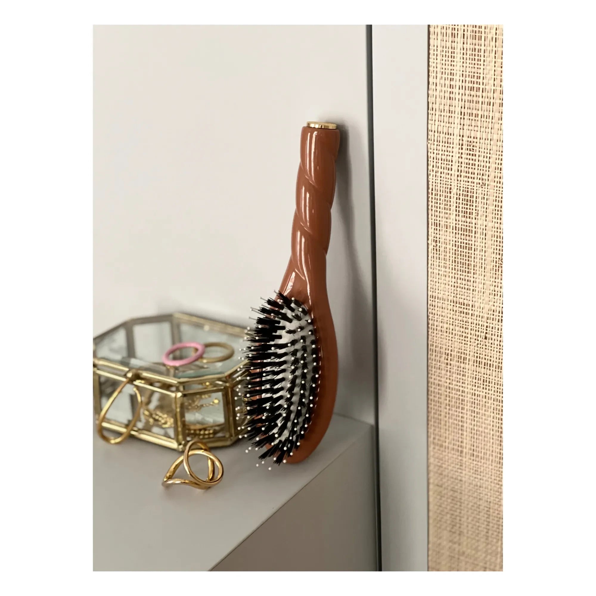 La Bonne Brosse - N°03 The Essential Soft Hairbrush - Hassas Saç Derisi | Hopi Terracotta