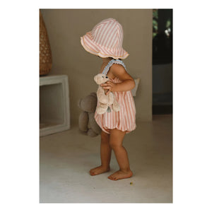 Lilinoa - Mona Stripe Jumpsuit | Powder Pink
