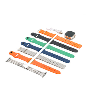 iPixi - Ultra 3. Nesil 7 Kayışlı Spor Akıllı Saat Seti