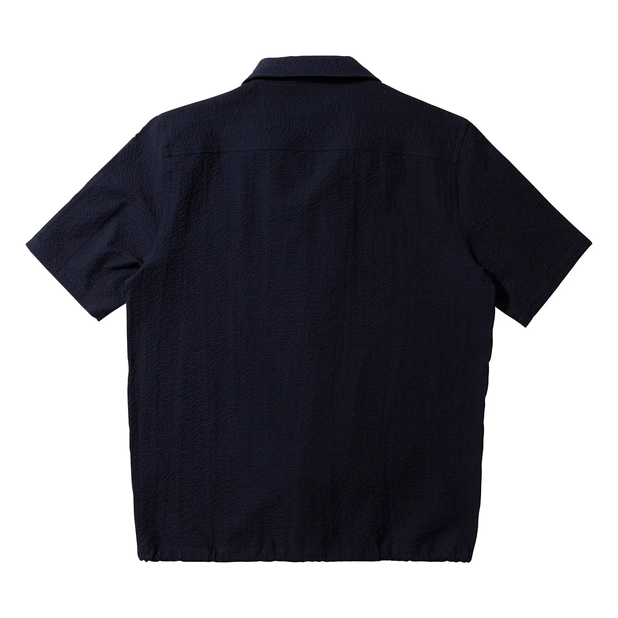 Edmmond Studios - Travis Short Sleeve Shirt | Dark Blue