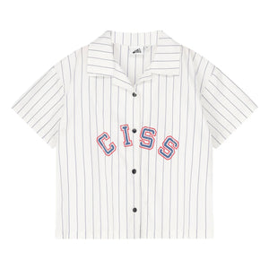 Cos I Said So - CISS Striped Shirt | White