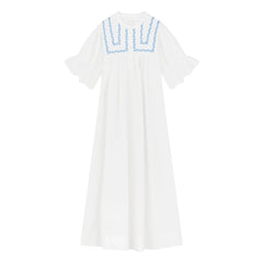 Skall Studio - Bonne Cotton Dress | White