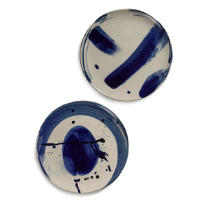 Serax - Sophia dinner plates, Marie Michielssen - Set of 4 | Blue