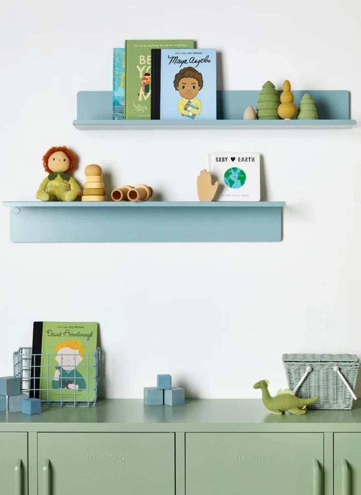 Mustard Made - Ledge Metal Wall Shelf | Ocean