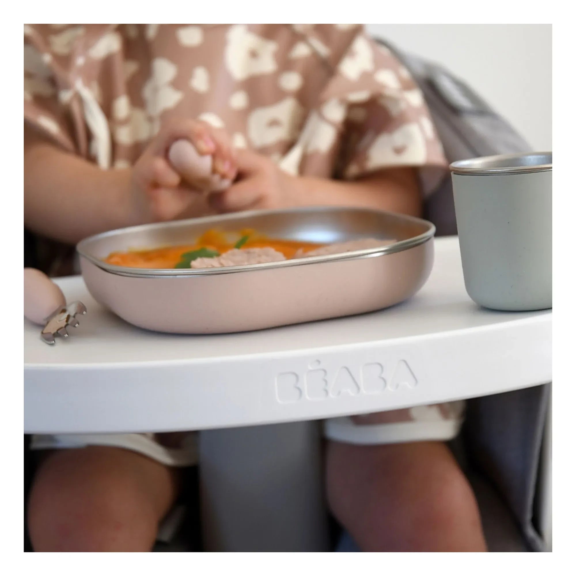 Béaba - Stainless Steel Lunch Box | Peach
