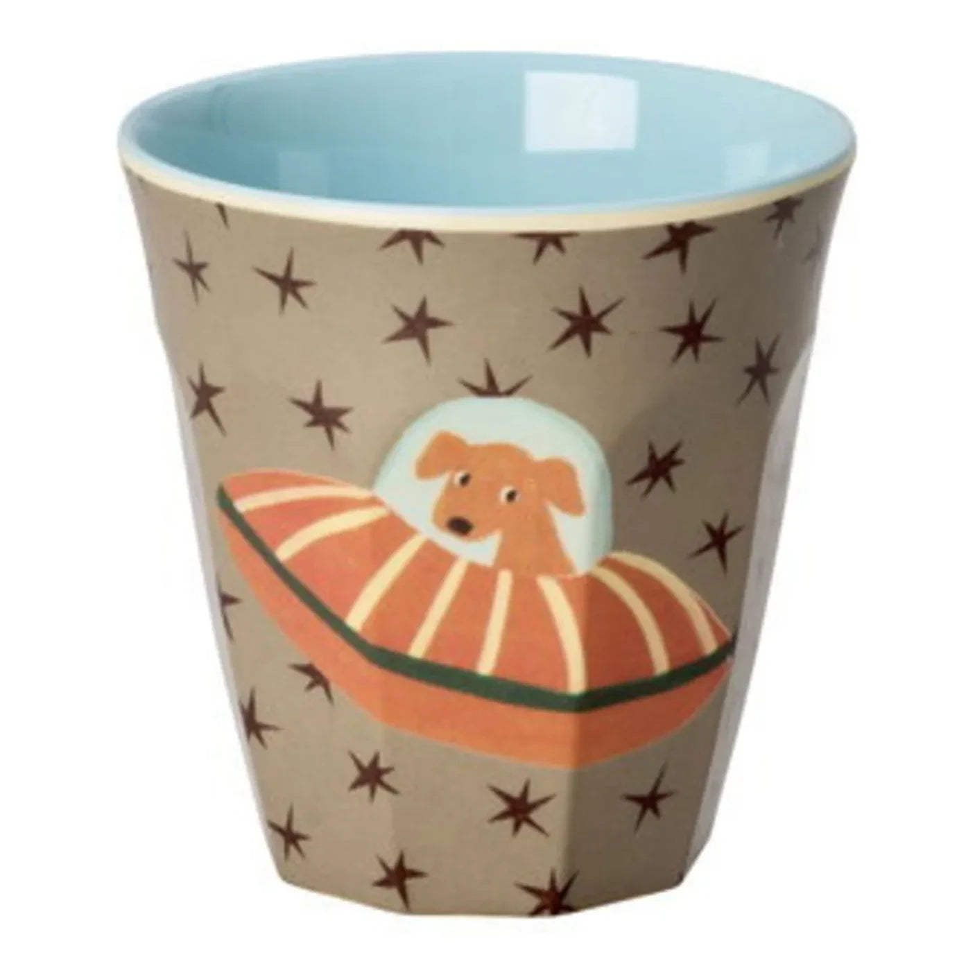 Rice - Space Dog Cups - 6-piece Set | Blue