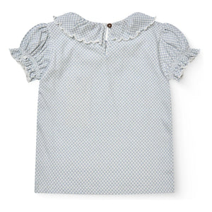 Copenhagen Colors - Organic Cotton Blouse | Gray Blue