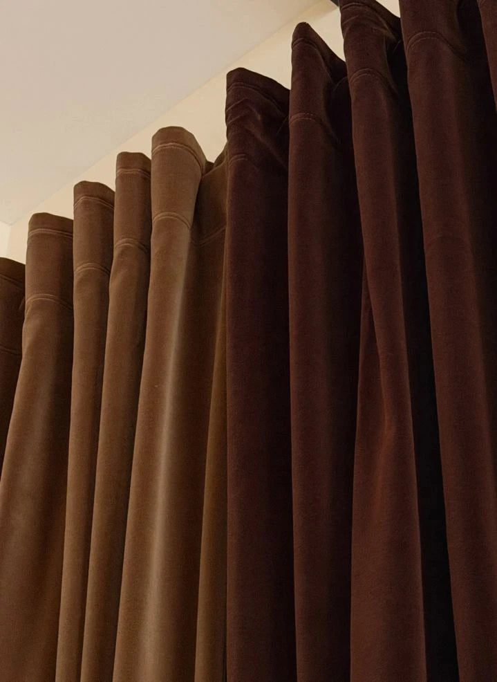 The Socialite Family - Teatro Velvet Blackout Curtain | Chocolate