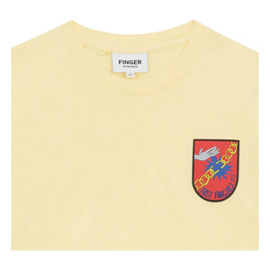 Finger in the Nose - King T-shirt Organic Cotton | Lemon Yellow