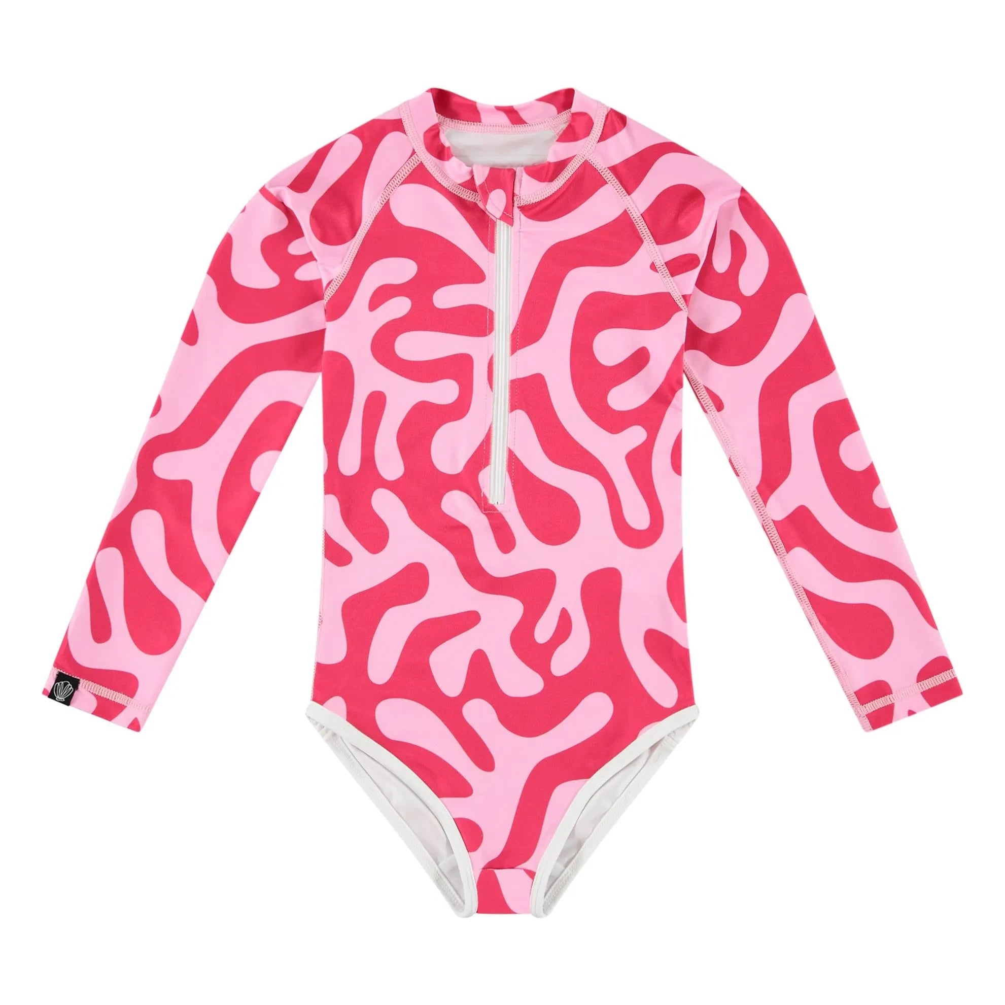 Beach & Bandits - Coral Reef UV-Protected Swimsuit Made from Recycled Fibers | Pink