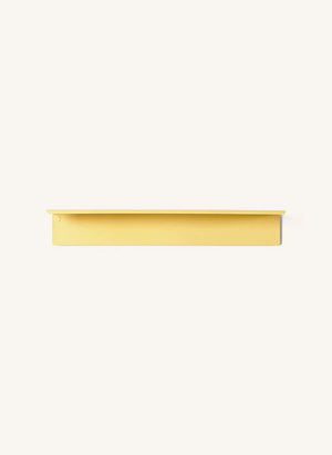 Mustard Made - Ledge Metal Wall Shelf | Pale Yellow