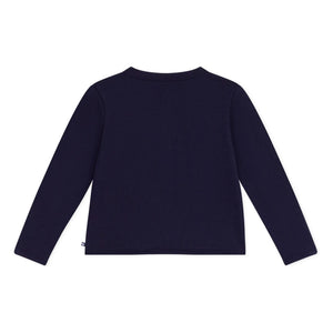 Petit Bateau - Cardigan Uni Molleton | Navy Blue
