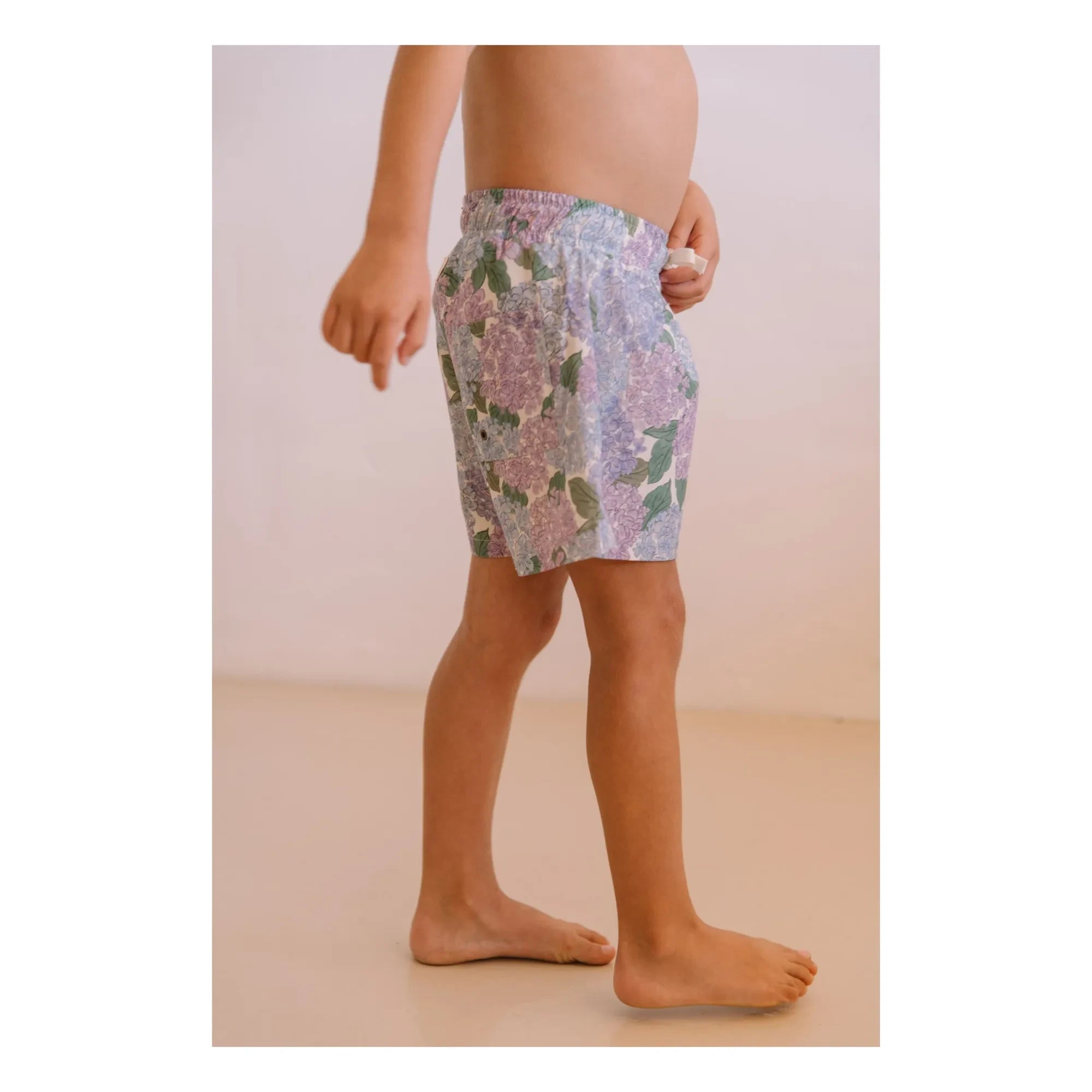 Studio Bohème - Chico Fleurs Organic Cotton Swim Shorts | Lilac