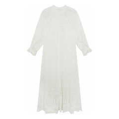 Maison Hotel - Canterbury Patch Dress Lilibet | White