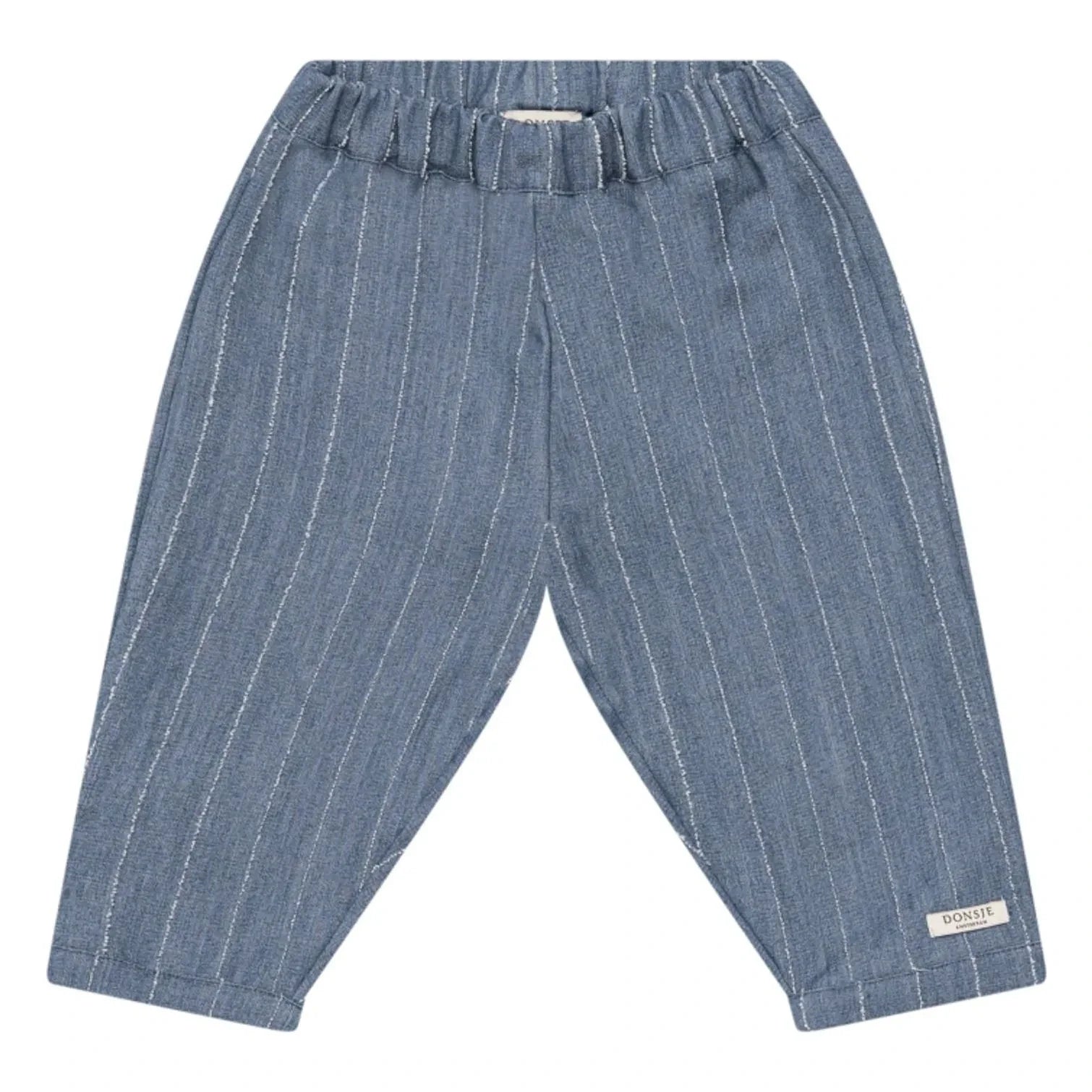 Donsje - Striped Mink Pants | Denim Blue