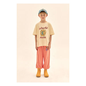 Jelly Mallow - Colorful Plate T-Shirt | Ivory