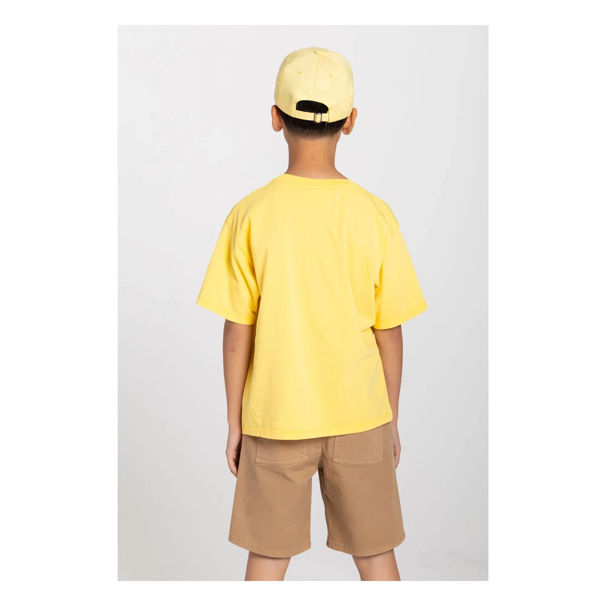 Smallable Kid - Nils Organic Cotton T-shirt | Fluorescent Yellow