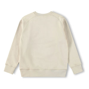 Molo - Mike Smile Organic Cotton Sweatshirt | Ecru
