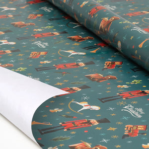 Legami - Christmas Wrapping Paper - Nutcracker
