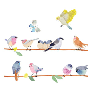 MIMI'lou - Dandelion Spring Birds Border Wall Sticker
