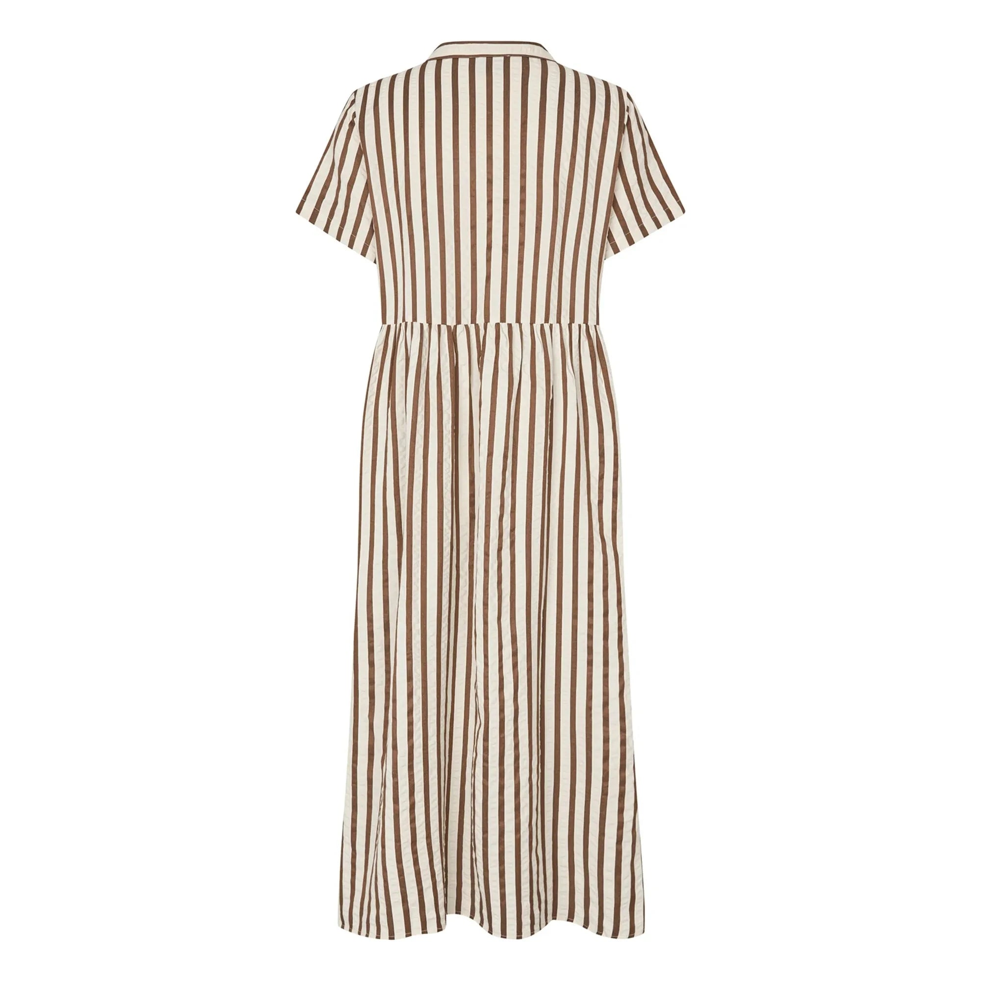 Lollys Laundry - Aliya Cotton Dress | Mocha