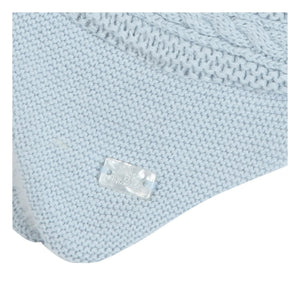 Tartine et Chocolat - Wool Braid Beanie | Light Blue