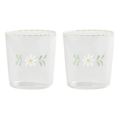&Klevering - Flora Glasses - Set of 2 | White