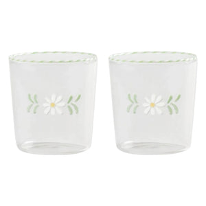 &Klevering - Flora Glasses - Set of 2 | White