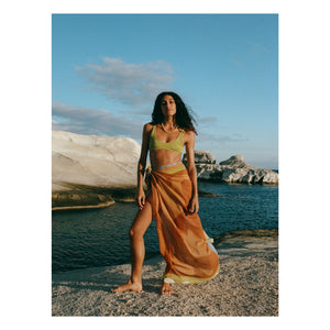 Soleil Soleil - Square Pareo | Blue