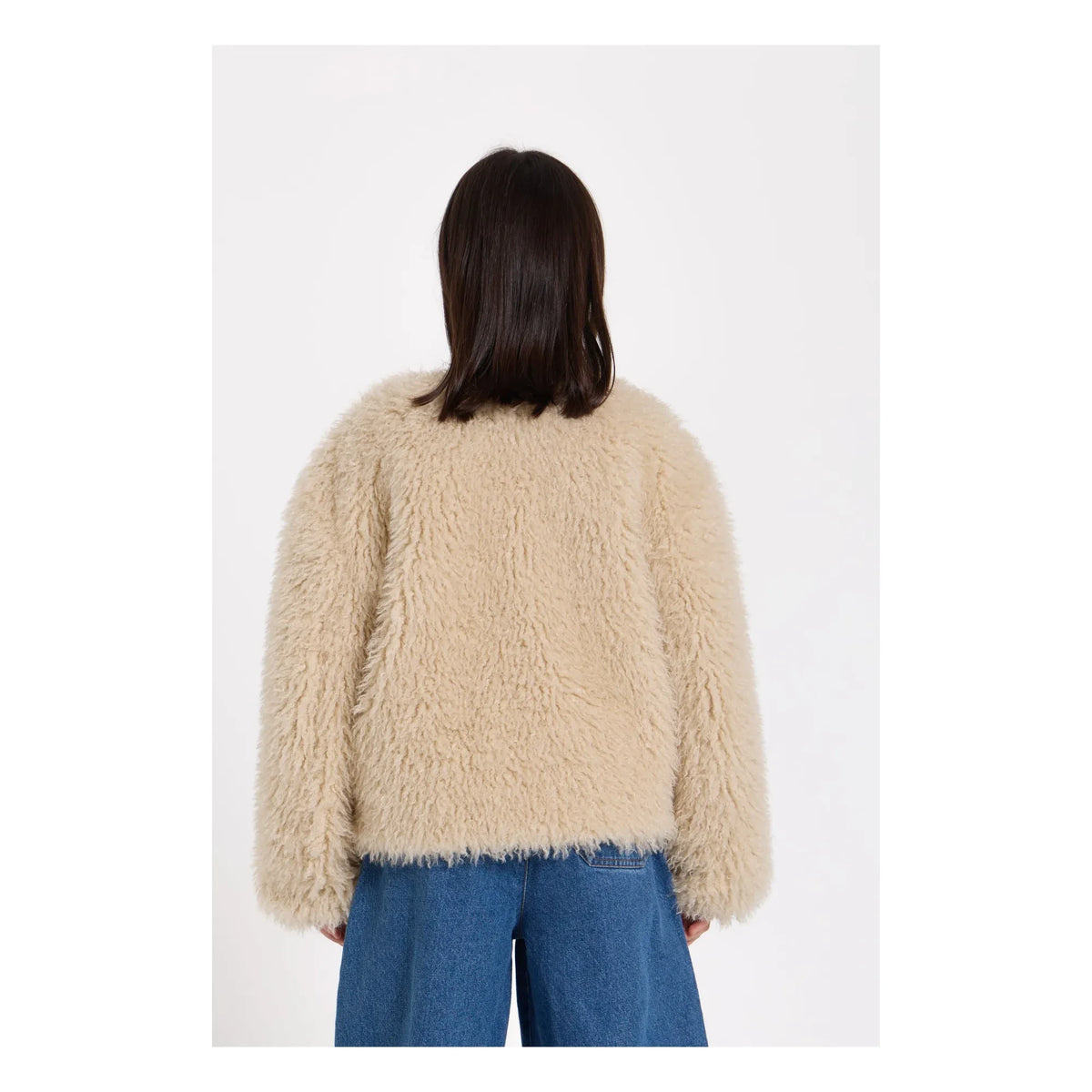 Hundred Pieces - Lucky Fur Jacket | Beige