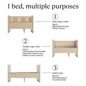 Nofred - Convertible Bed | Oak