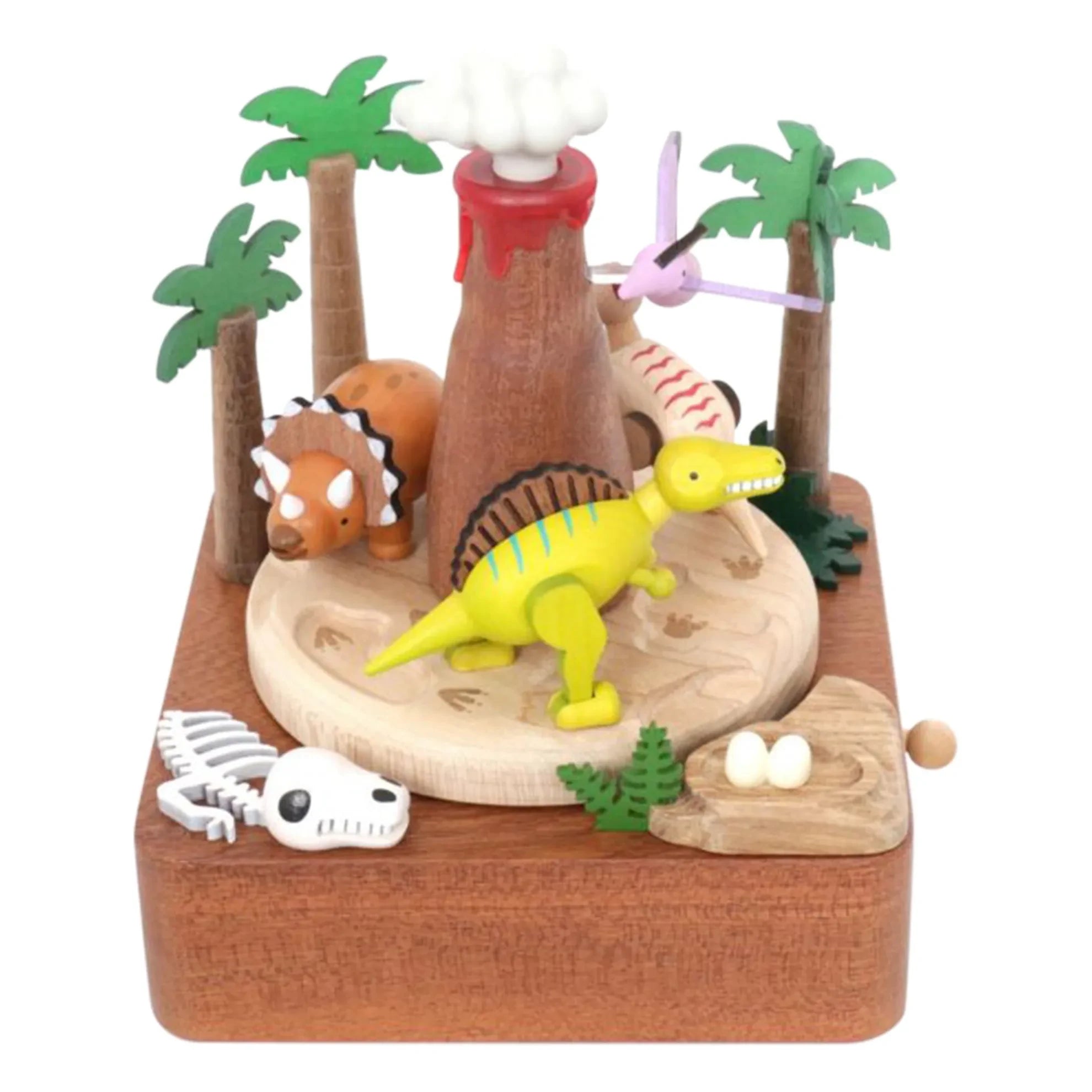 Wooderful Life - Dinosaur Wooden Music Box