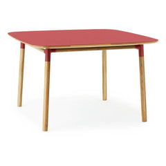 Normann Copenhagen - Form Square Table 47 x 47 inches | Red
