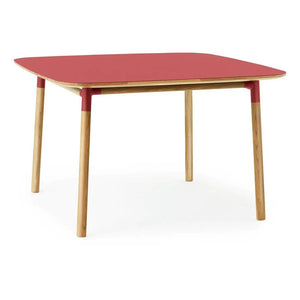Normann Copenhagen - Form Square Table 47 x 47 inches | Red