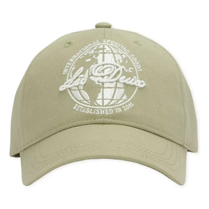 Les Deux - Globe Logo Cap | Khaki