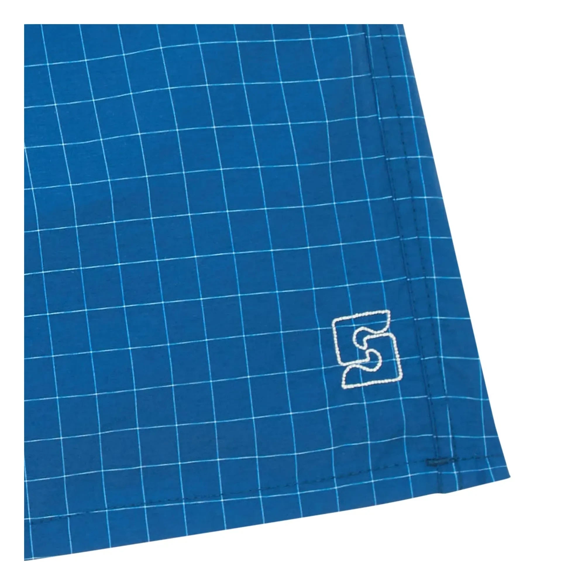 Smallable Kid - Archie Checkered Swim Shorts | Blue