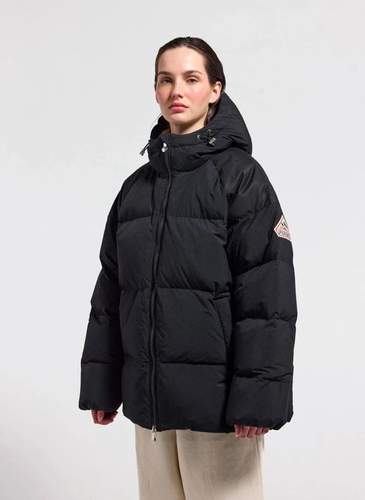 Pyrenex - Retro Sten Nylon Dolgulu Mont | Siyah
