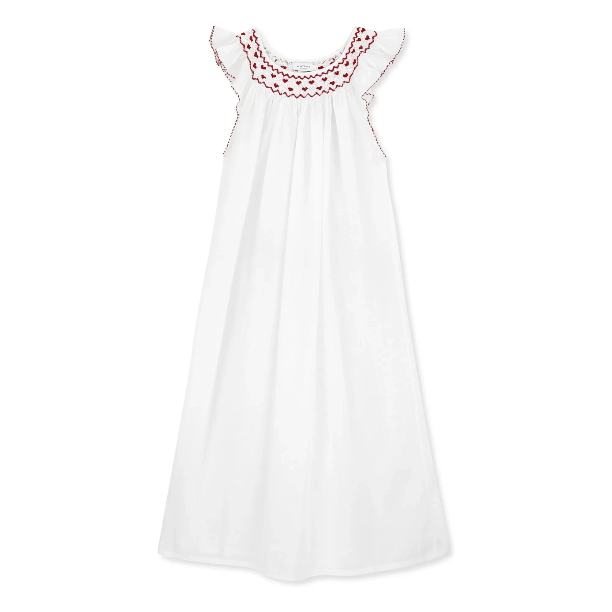 Scarlette Ateliers - Dona Embroidered Nightgown | Red