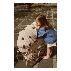 Konges Sløjd - Minnie Strawberry Baby Stroller | Beige