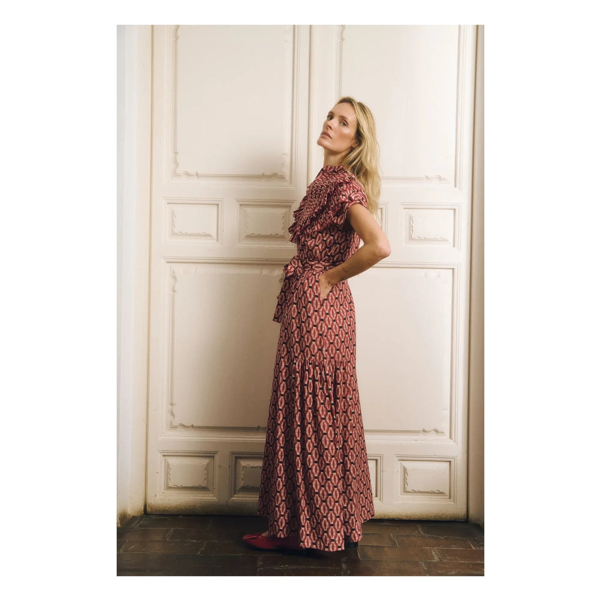 Maria de la Orden - Daytona Cotton dress | Red