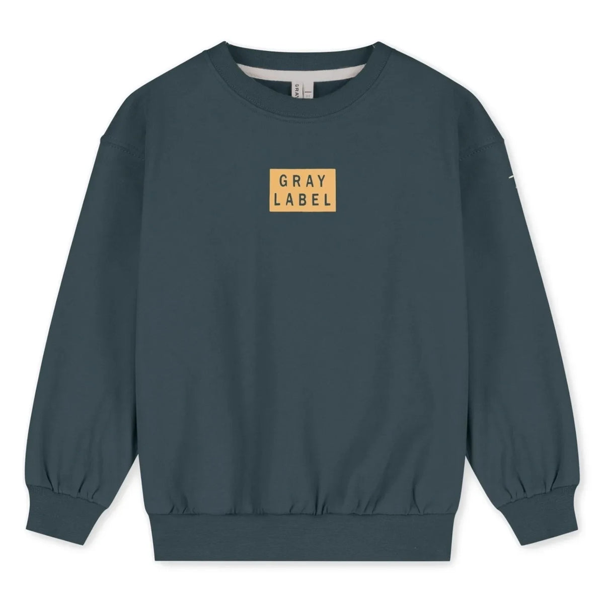 Gray Label - Gri Etiket Organik Pamuk Sweatshirt | Gri mavi